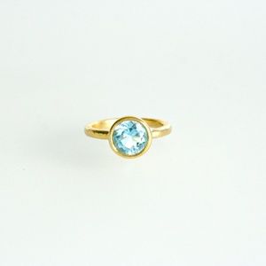 Blue Topaz Stacking Ring
